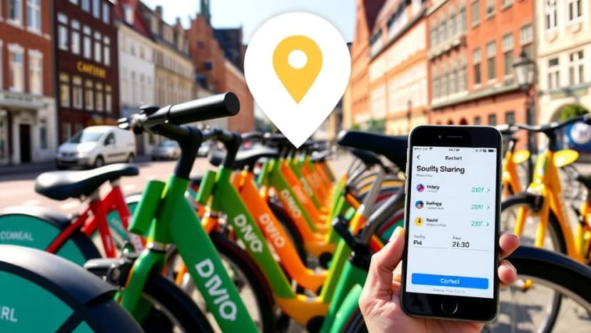 Hyra cykel i Köpenhamn med app